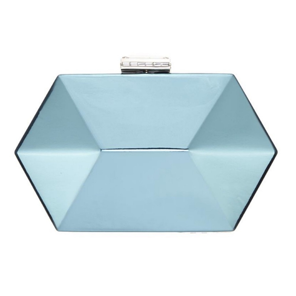Nina Molly Geometric Clutch - Color: Sea Green NWT